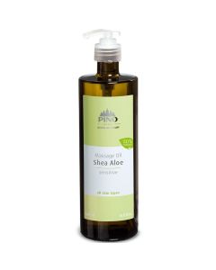 PINO Massageöl Shea Aloe - nahka rahustav looduslik massaažiõli aaloega, 500ml