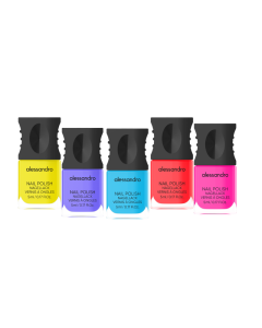 alessandro Nail Polish Neon 5x5ml -  küünelakkide komplekt (-10%)