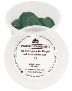 PINO PINOFIT Therapieknete. grün. hart - vahend käte liikumisravi harjutuste tegemiseks (roheline), 85g