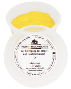 PINO PINOFIT Therapieknete. gelb - vahend käte liikumisravi harjutuste tegemiseks (kollane), 85g