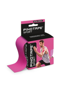PINOTAPE SPORT Extra Strong Kinesiology Tape, pink 5mx5cm