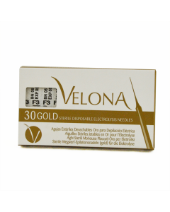 Electrolysis needle F3 Gold - VELONA, 30pcs