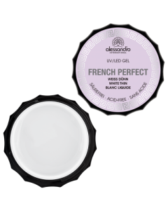 alessandro French Perfect White Thin läbipaistmatu prantsuse maniküüri geel 15g