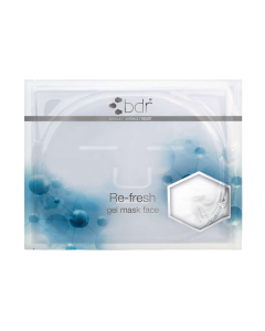 BDR Re-fresh gel mask face - rahustav ja trimmiv näomask, 5tk pakis