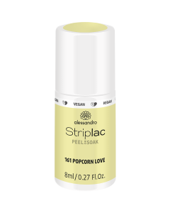 alessandro Striplac Peel or Soak 161 Popcorn Love - UV/LED küünelakk, 8ml