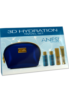 Anesi 3D Hydration Travel Set – reisikomplekt 4 toodet + kosmeetikakott    