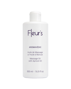 Fleur's Aromavedic Massage Oil With Apricot Oil - keha-ja massaažiõli aprikoosi ja mandliõliga, 500ml