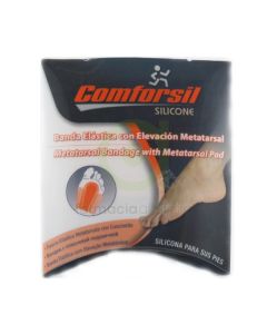 Luga Comforsil Elastic Bandage with Metatarsal Pad - elastikside metatarsaal-osa toetava padjaga (M suurus)
