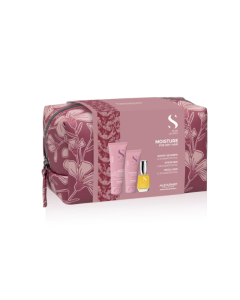 Alfaparf SDL MOISTURE MINI KIT  - mini-juuksehoolduskomplekt kuivadele juustele (šampoon 75ml + mask 50ml + säraõli 15ml)