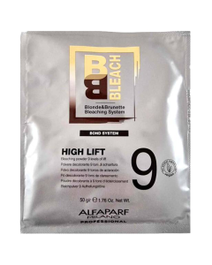 Alfaparf BB Bleach High Lift 9 tones Bleaching Powder - juukseid taastav blondeerimispulber, 12x50g