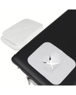 Riidest katted massaažilaua näoavale